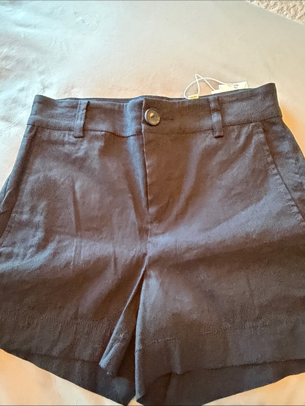 Vince Black Linen Shorts